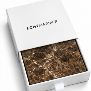 Sample Dark Emperador Polished - Gepolijst